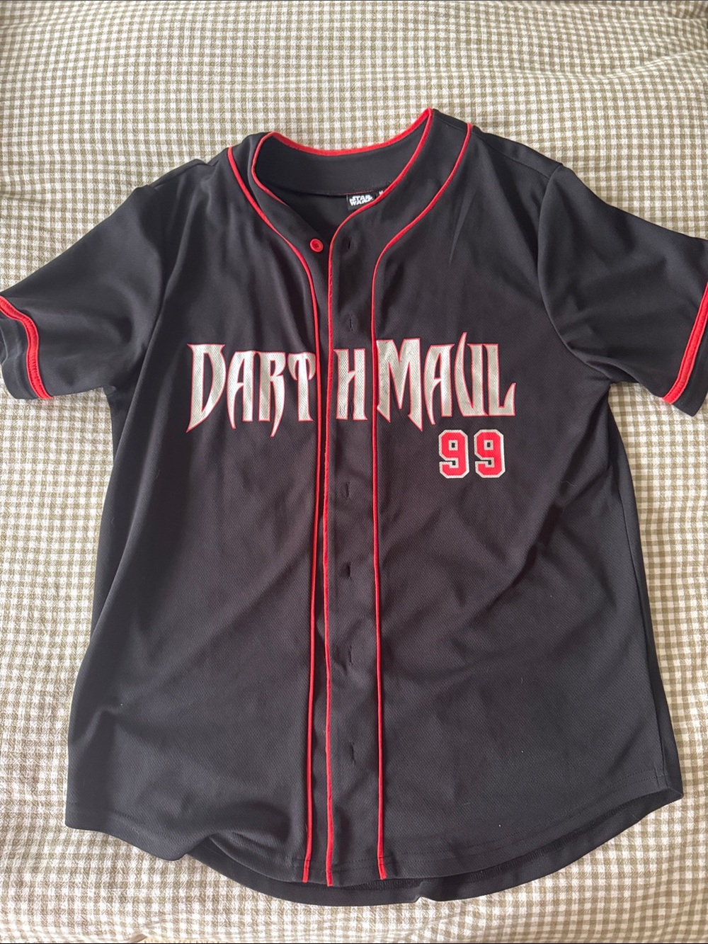Star Wars Darth Maul Baseball Jersey